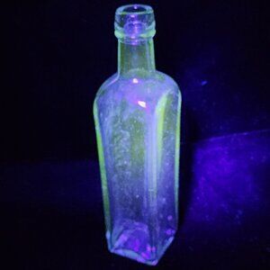 Antique Paterson's Camp Essence Coffee & Chicory Bottle Vintage Glass Glasgow Co